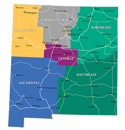 NM Region Map