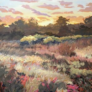 Walking into the Sunset by Judy Eckhart 