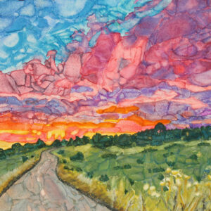 Reykjavik Sunset by Susan Weeks 